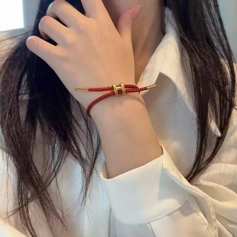 Stainless steel chain H buckle bracelet