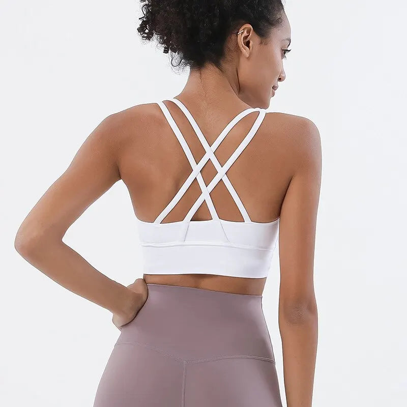 Open Back Sports Bra