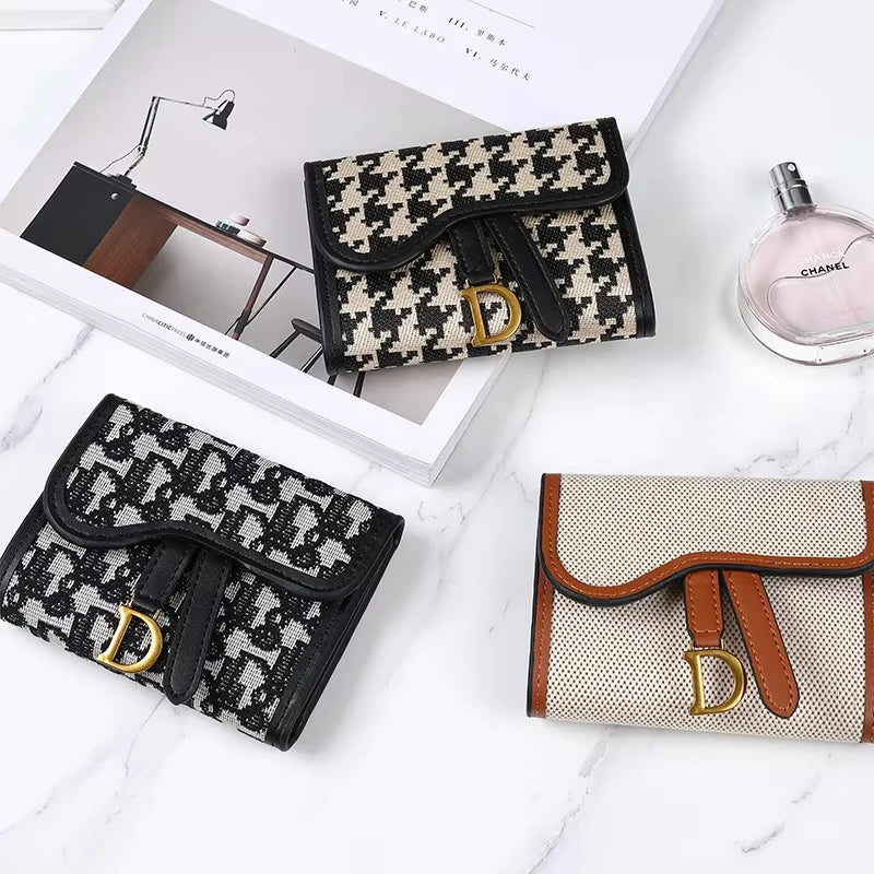 ארנק נשים בסגנון וינטג' דגם חדש קלפס D מחזיק מטבעות רב-תכליתי בקיבולת גדולה מחזיק מטבעות וכרטיסים בינלאומי
