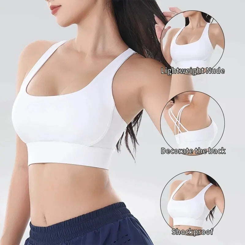 Open Back Sports Bra