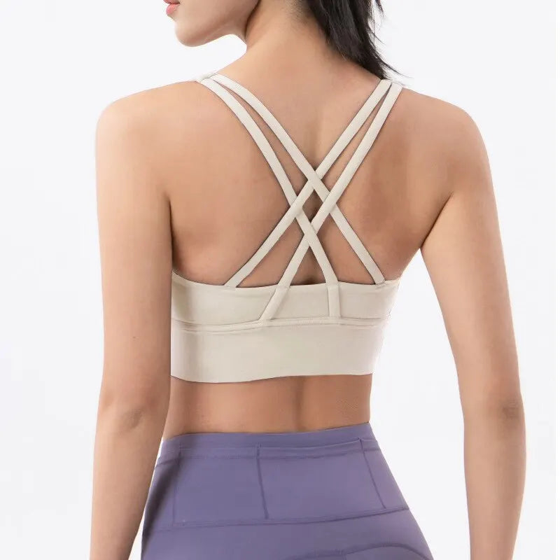 Open Back Sports Bra