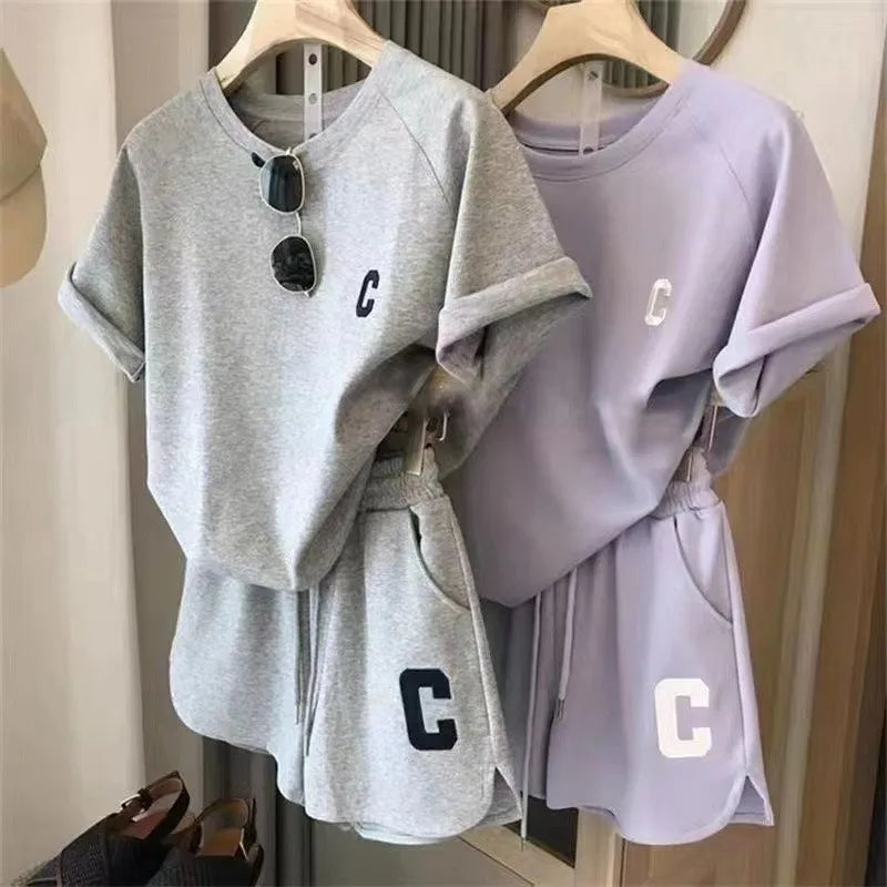 Comfortable summer set - shirt and shorts