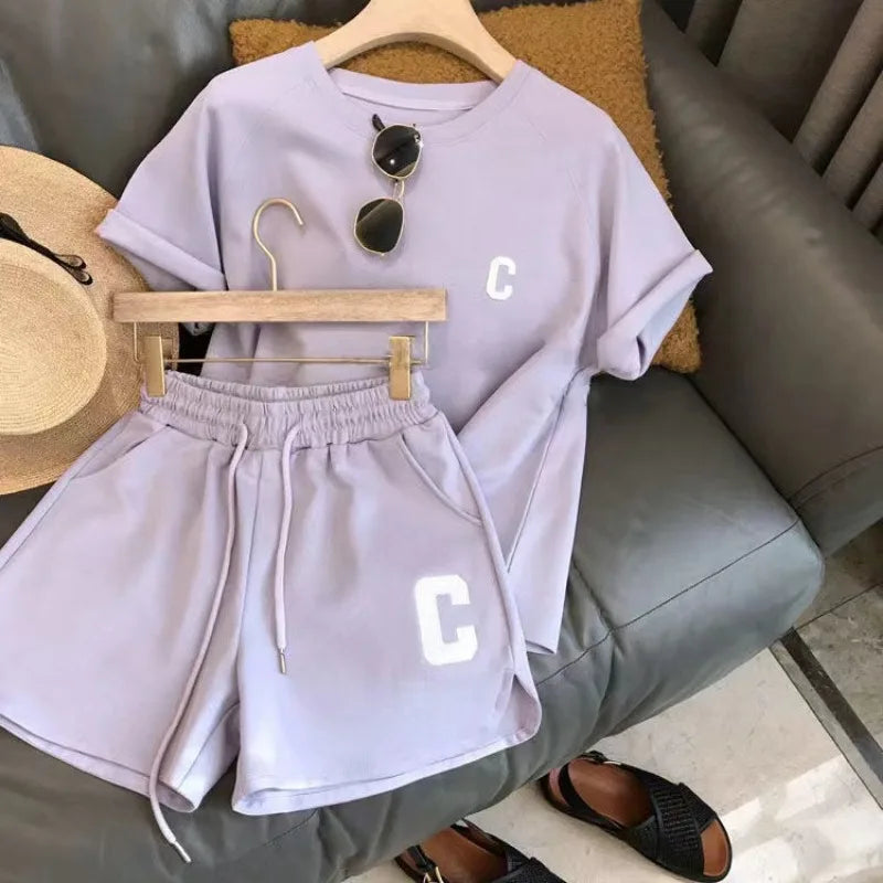 Comfortable summer set - shirt and shorts