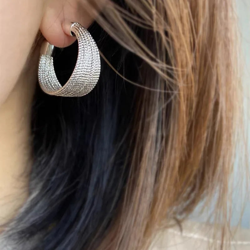 Retro Layered Stud Earrings