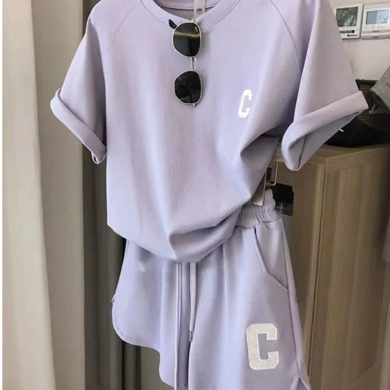 Comfortable summer set - shirt and shorts